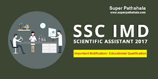 SSC IMD Scientific Assistant Educational Qualification: 4 Year Degree Holders Are Not Eligible