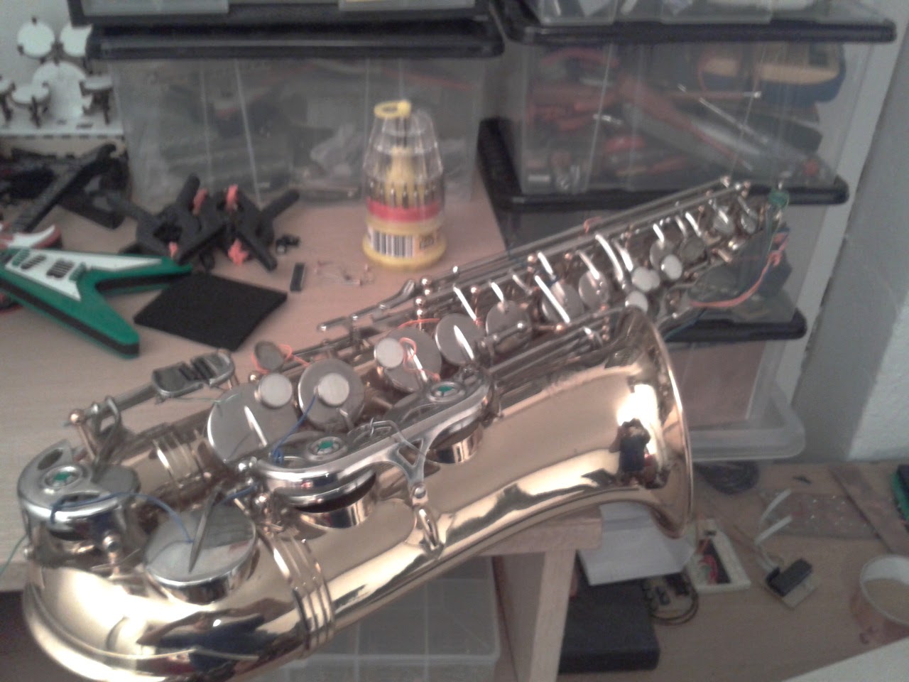 Nerd Club MIDI saxophone