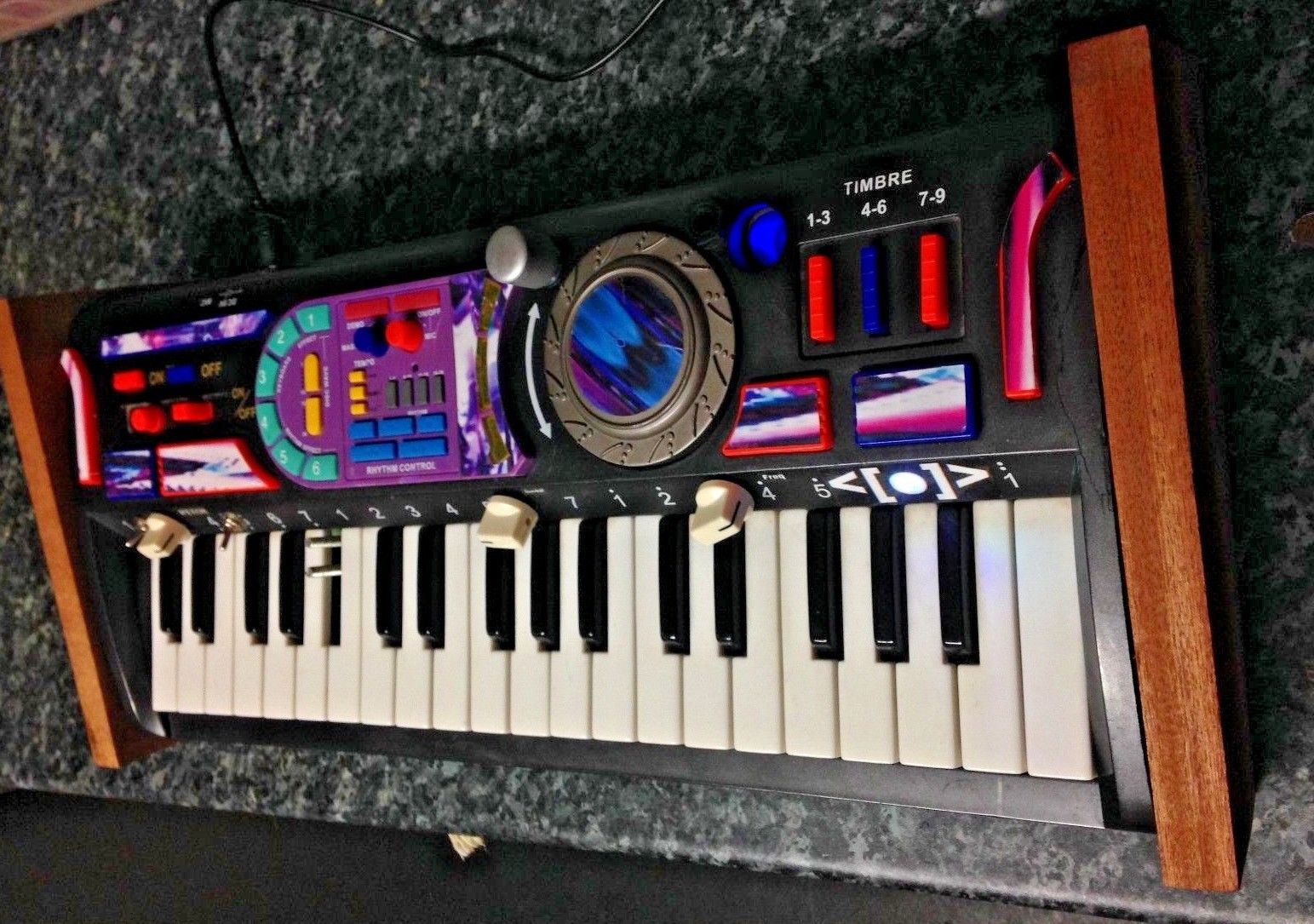 MATRIXSYNTH: Circuit bent BOM Toy Keyboard by Psychiceyeclix