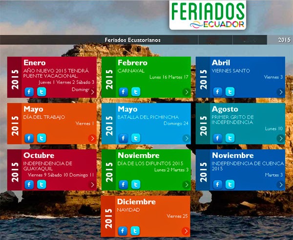 dias feriados oficiales en Ecuador dias festivos en Ecuador