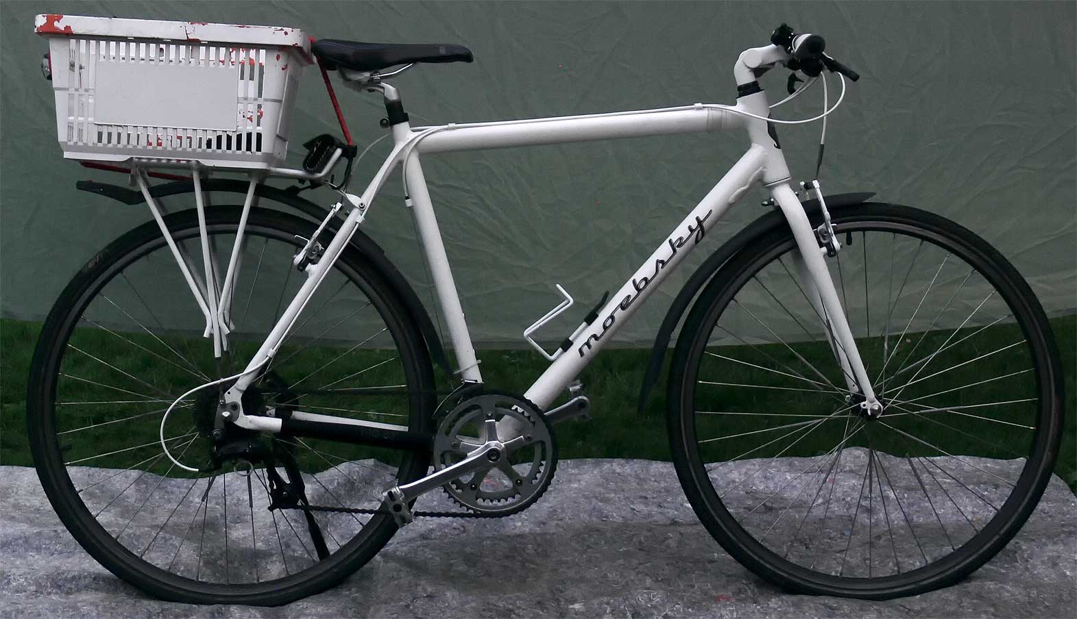 FahrradFahndung CustomBike moebsky Weißes Trekkingrad