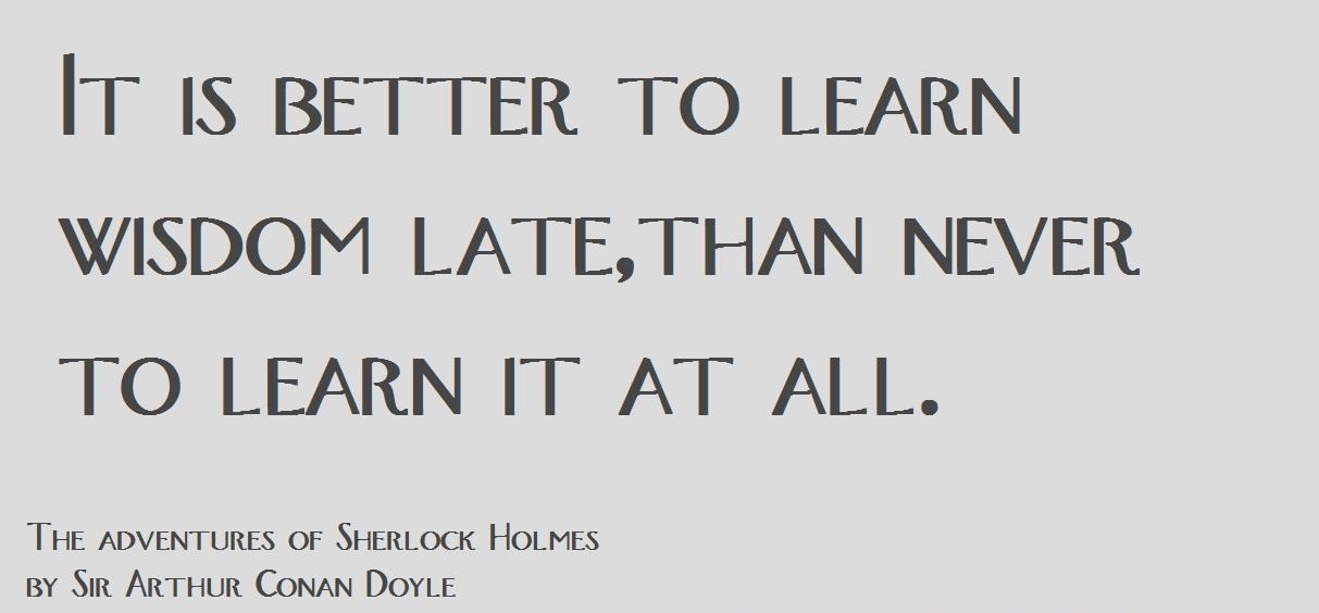 Sherlock Holmes Zitate Englisch