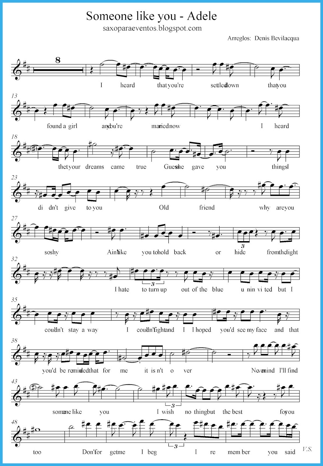 someone like you adele score and track sheet music free free sheet music for someone like you