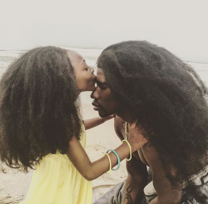 Father & Daughter Duo Takes Over The Internet With Their Natural Hairdos - ‘My only concern of my daughter is the nobility of her character. I teach her to demand respect’