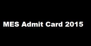 MES(Military Engineer Services) Admit card