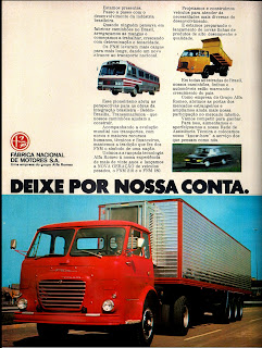 propaganda FNM - 1972; 1972; brazilian advertising cars in the 70s; os anos 70; história da década de 70; Brazil in the 70s; propaganda carros anos 70; Oswaldo Hernandez;