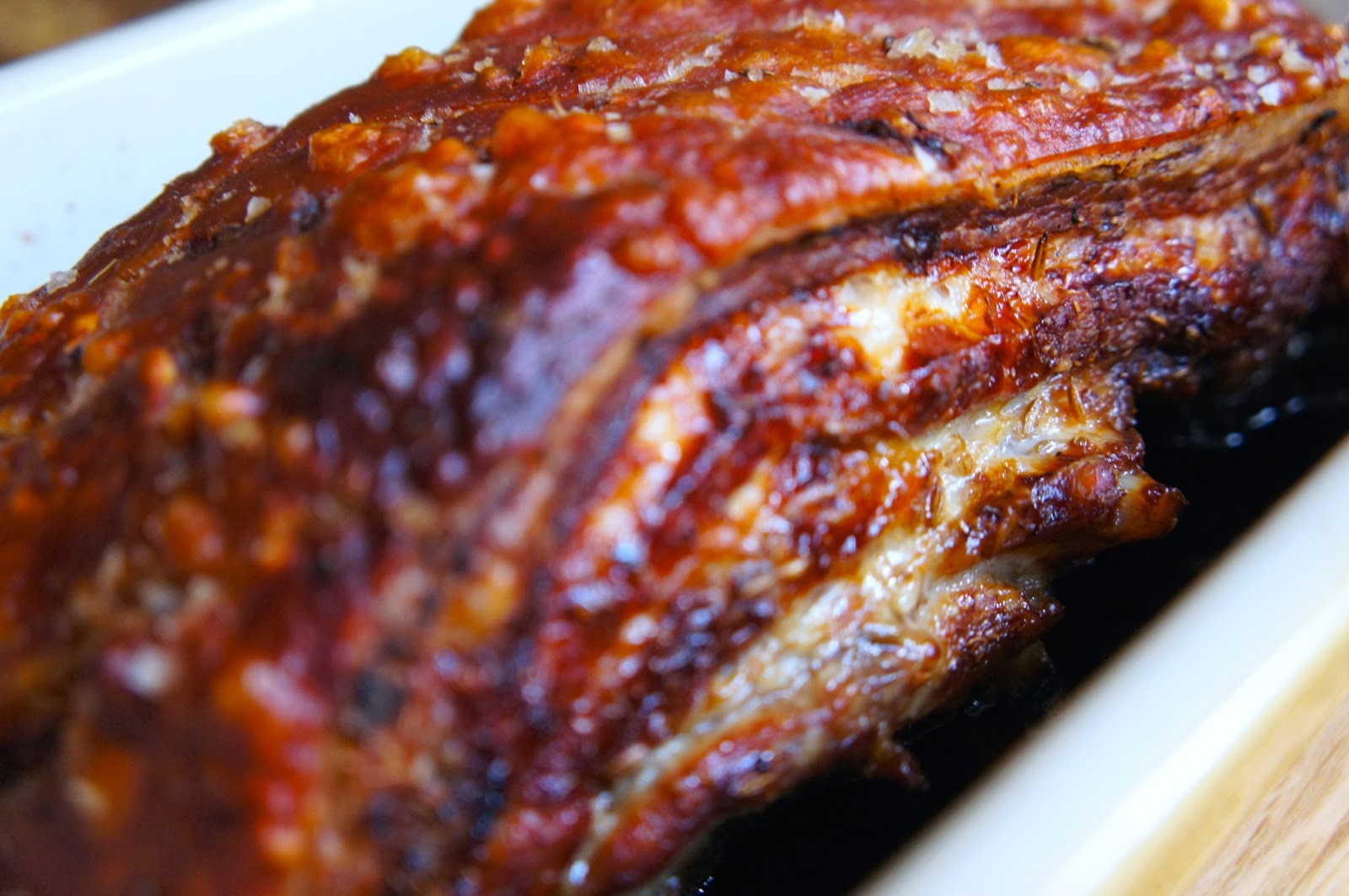 Notes of Bacon Slow Roast Pork Belly