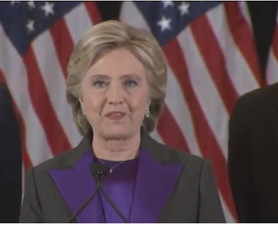 b Hillary Clinton concession speech: "To all the little girls who are watching, never doubt that you are valuable and powerful"