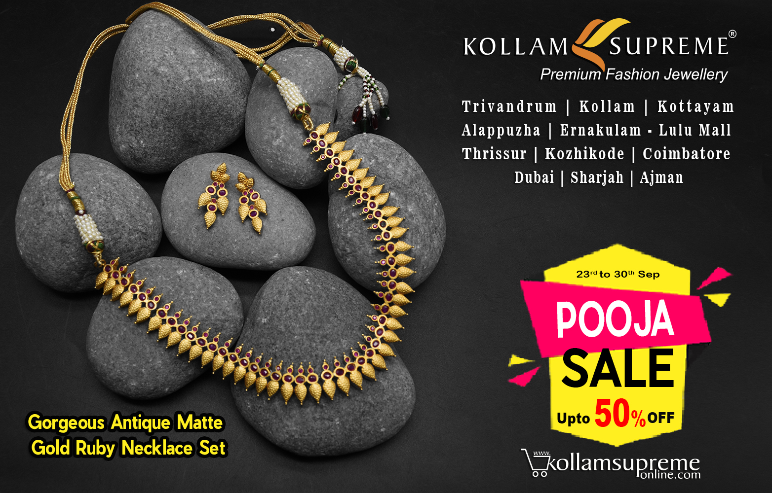 Kollam Supreme Premium Fashion Jewellery