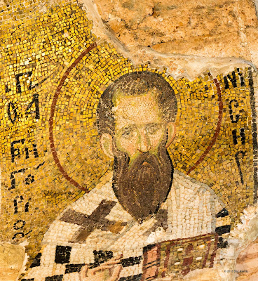 ancient, architecture, art, byzantine, church, church father, editorial, fingers, golden, gregory nyssen, gregory of nyssa, heritage, historic, holy, istanbul, medieval, mosaic, pammakaristos, thumb, trump finger sign, turkey, https://www.shutterstock.com/image-photo/church-father-gregory-nyssa-making-trump-569610703