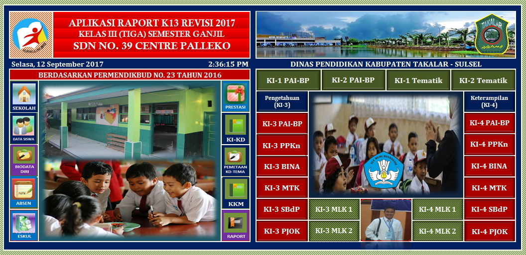 JS AriesBlog Aplikasi Nilai Raport Kelas 3 Semester 1