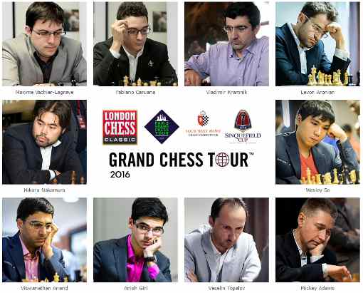 Les participants au London Chess Classic 2016 Les participants au London Chess Classic 2016