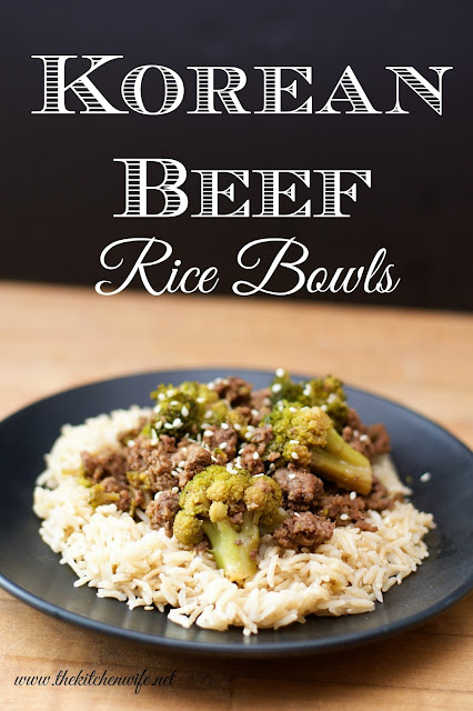 Easy Korean Beef Rice Bowl Recipe - The Kitchen Wife