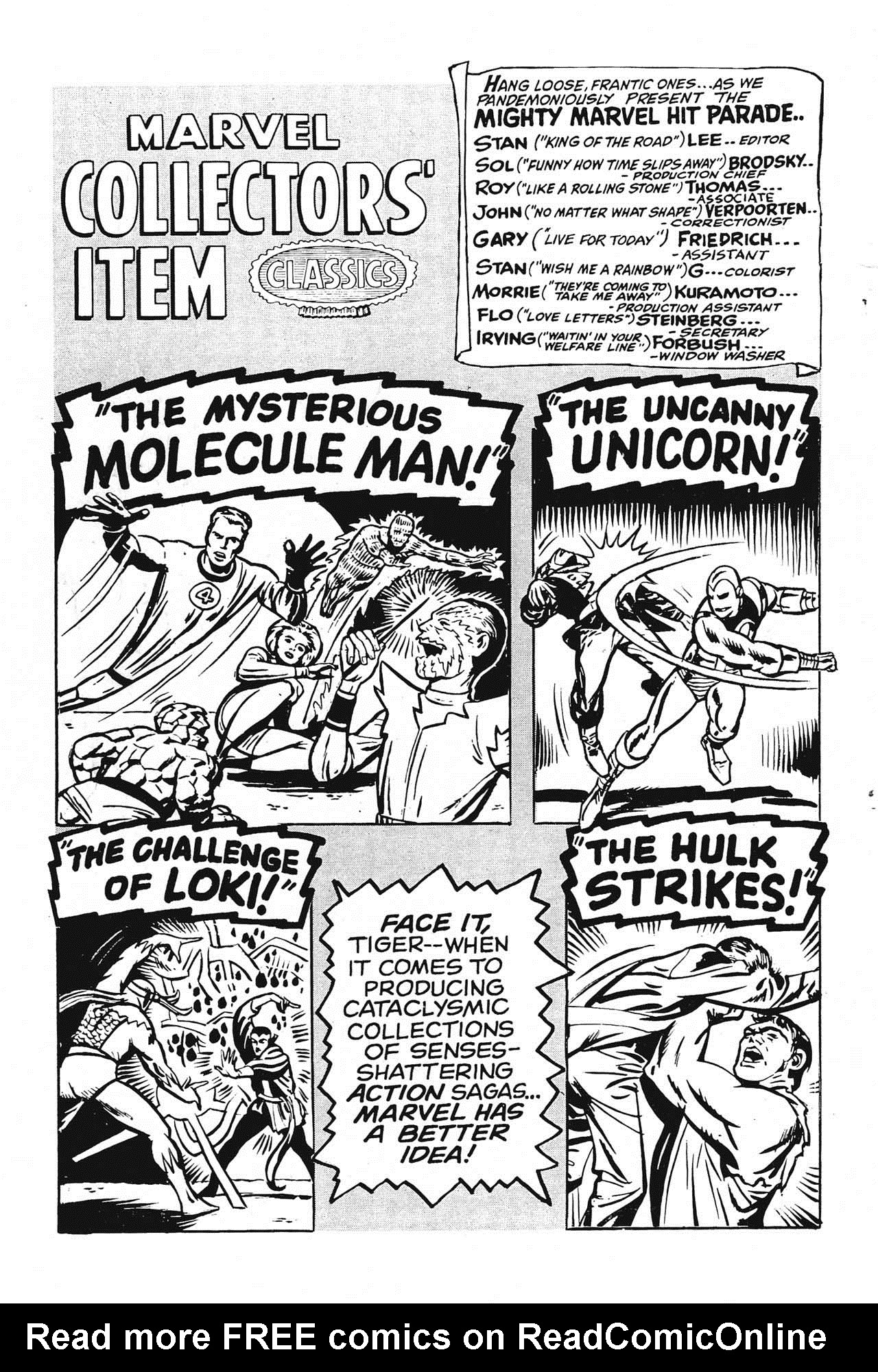 Read online Marvel Collectors' Item Classics comic -  Issue #14 - 2