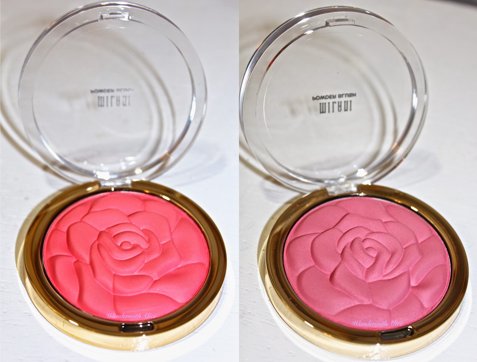 Review "NEW" Milani Rose Powder Blushes
