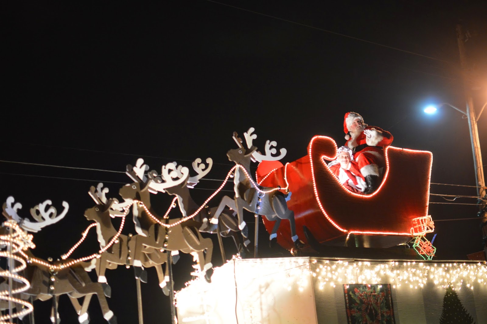 Huang Family Brownsburg's Christmas Under the Stars Parade