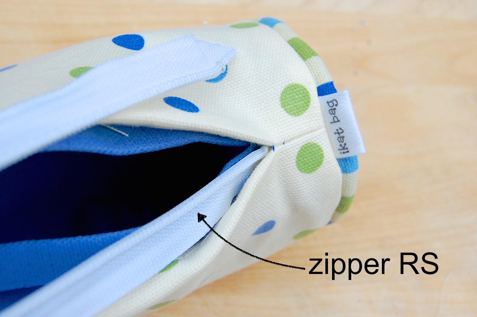 ikat bag Zip A Bag Chapter 17 Pencil Case with InSeam Zipper