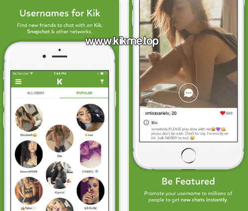 KK Usernames Search for Kik para iOS