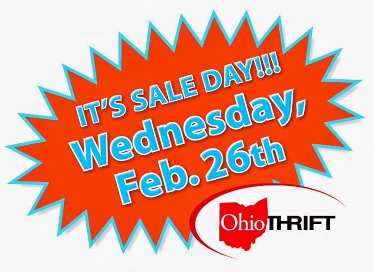 What's at my Ohio Thrift? LastWednesdayoftheMonth Half Off Sale Day!