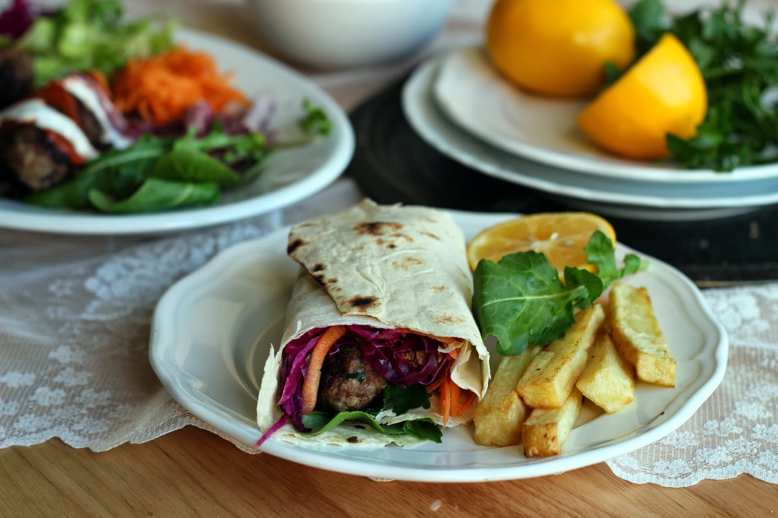 Turkish kebab / Turkiškas kebabas