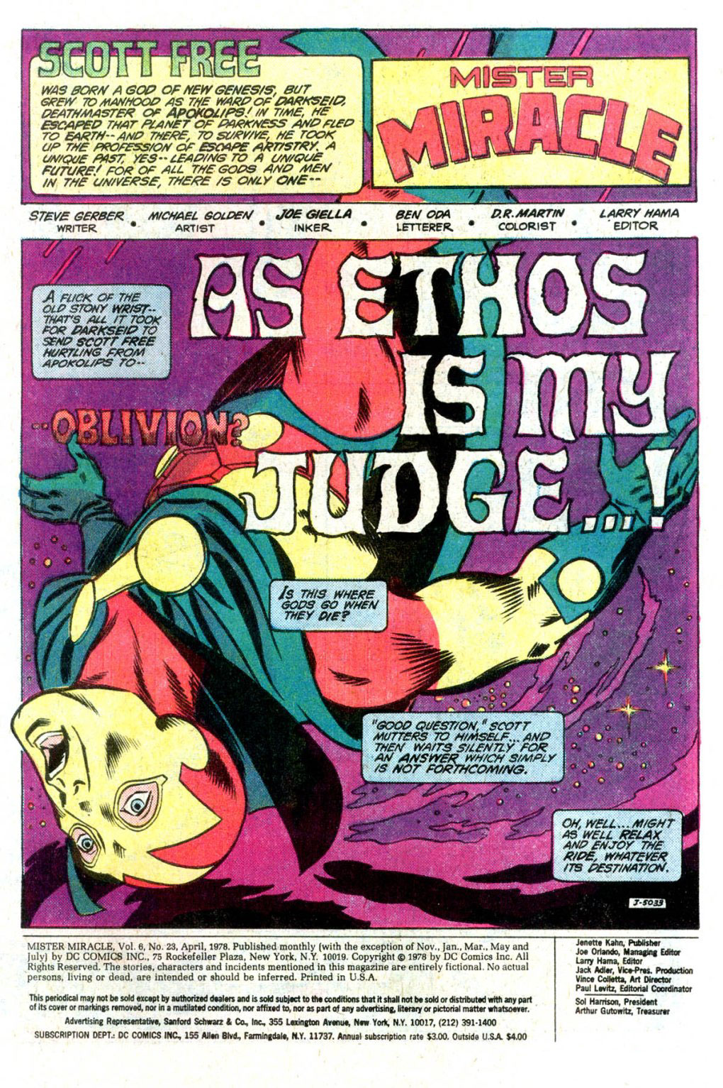 Read online Mister Miracle (1971) comic -  Issue #23 - 3