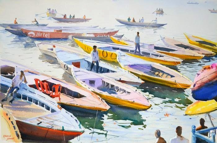 Современный индийский художник. Ramesh Jhawar Современный индийский художник. Ramesh Jhawar