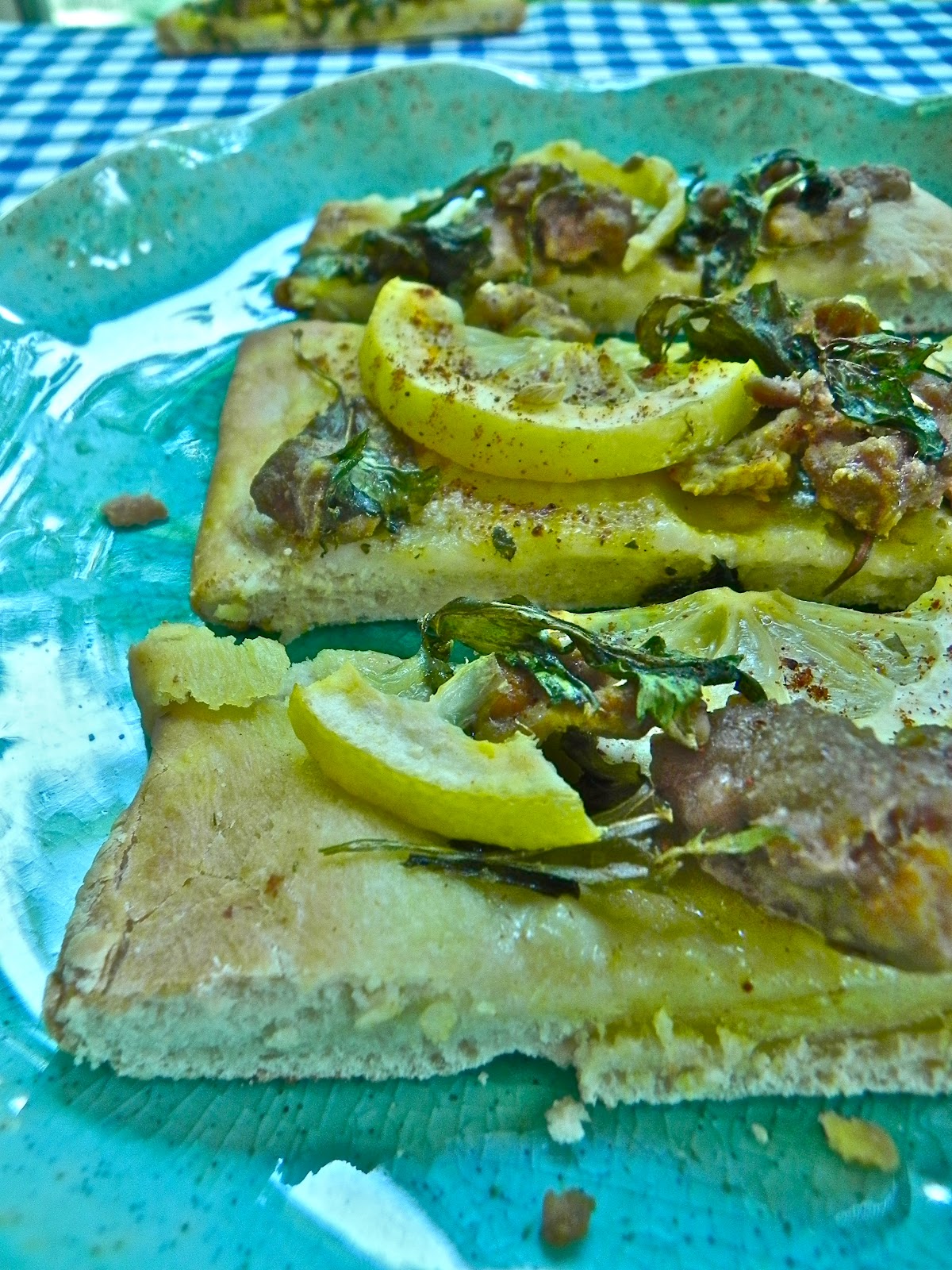 The Rosiest Cheeks Middle Eastern Meat Pizzas