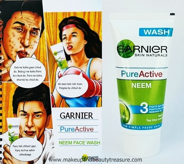 best makeup beauty mommy blog of india Garnier Pure Active Neem Face Wash Review