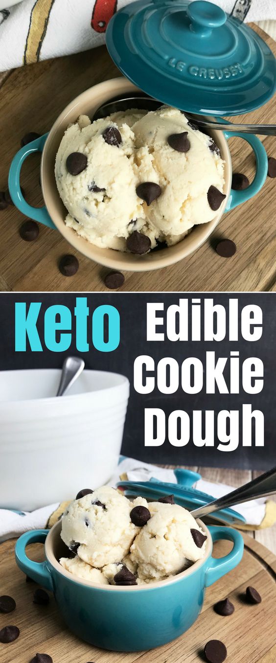 Keto Edible Chocolate Chip Cookie Dough All Recipes Easy