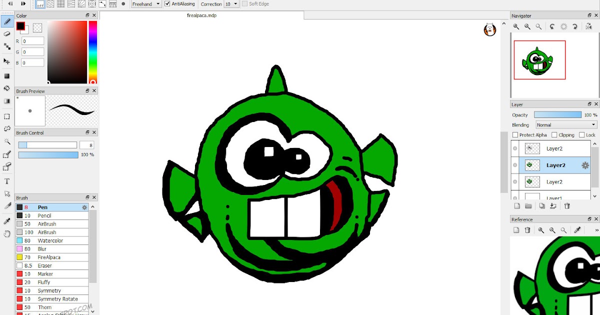 CosbyArt Differences Between FireAlpaca vs MediBang Paint Pro