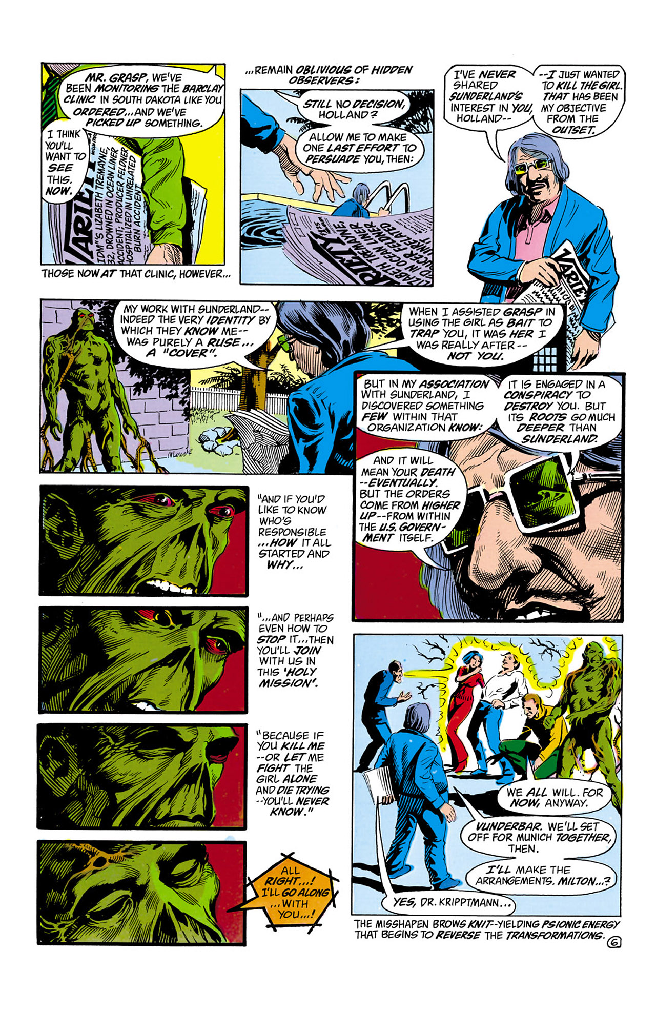 Read online Swamp Thing (1982) comic -  Issue #10 - 7