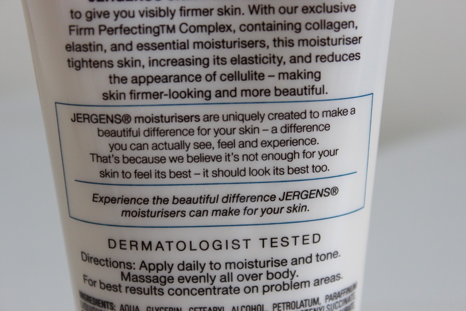 Rodicas Boutique Jergens Skin Firming Daily Toning Moisturiser