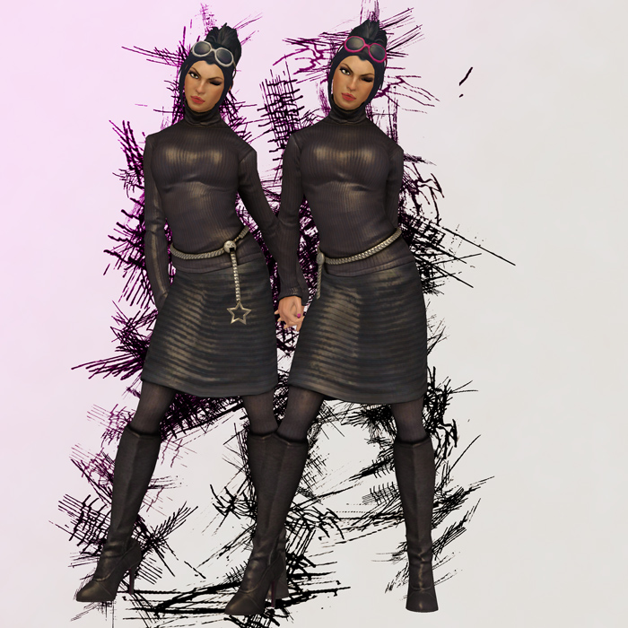 DeWynter Sisters from Saints Row: The Third. 