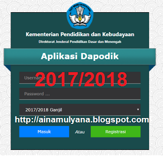 APLIKASI DAPODIK 2018.b (DAPODIKDASMEN VERSI 2018.b ) DAPODIK DAPODIKDASMEN 2018