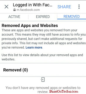 View Removed Apps And Websites