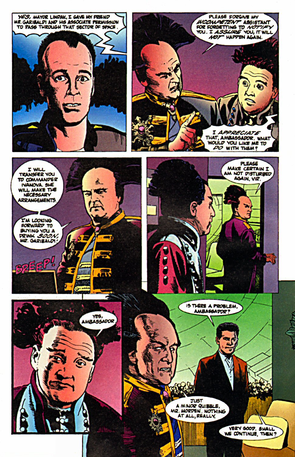Read online Babylon 5 (1995) comic -  Issue #8 - 21