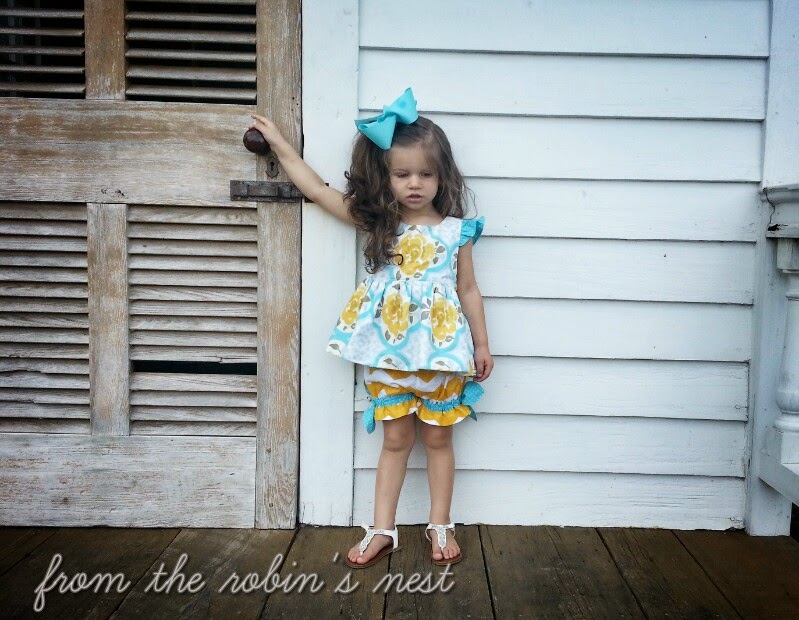 Whimsy Bay Bow Sweet Bow Maddie Romper main image 1