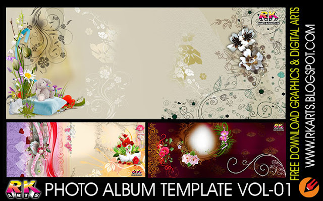 Digital Photo Album Template Vol-1
