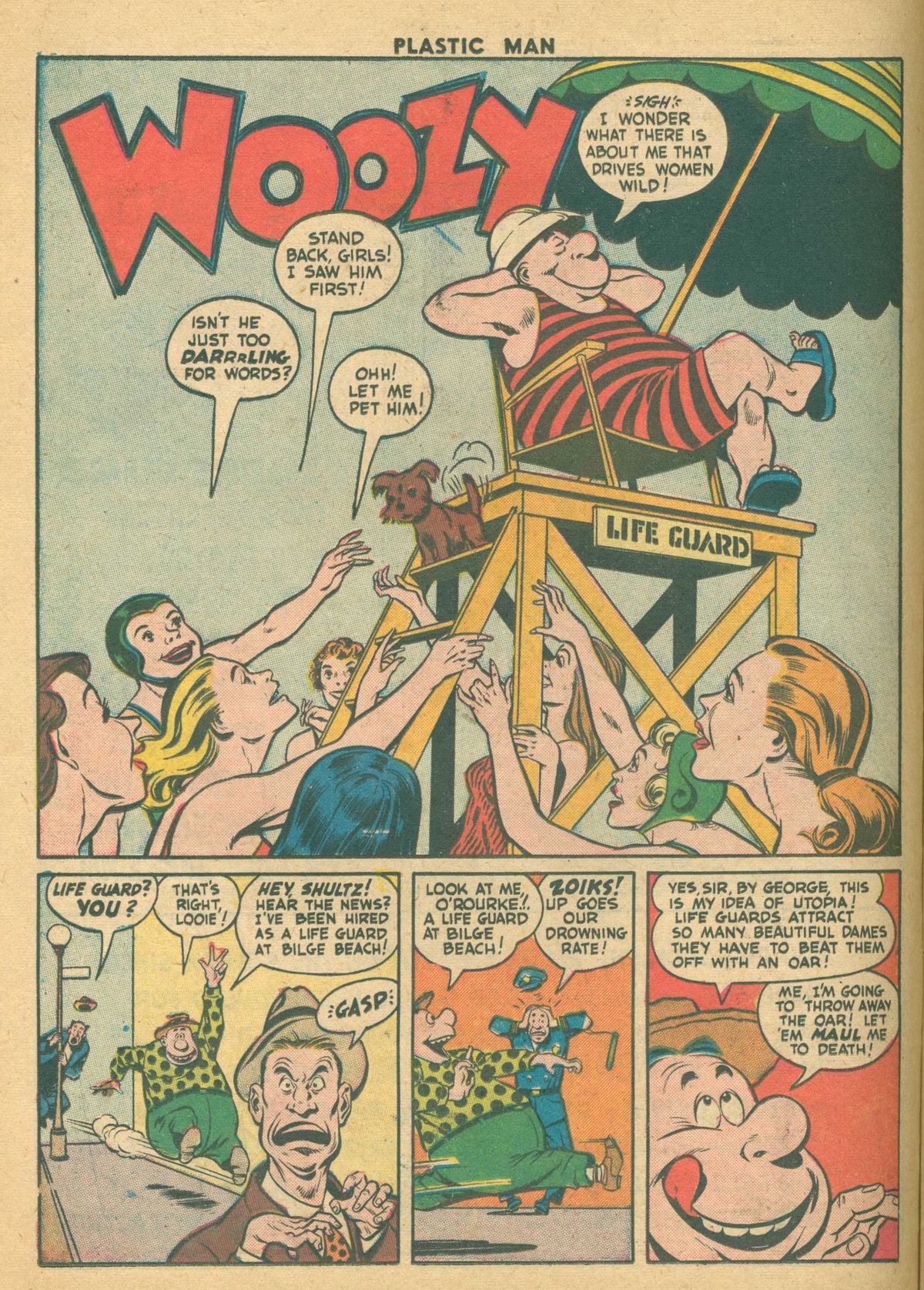 Read online Plastic Man (1943) comic -  Issue #37 - 14