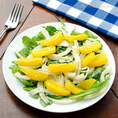 Kitchen Riffs Fennel, Orange, and Arugula Salad