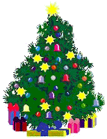 árbol de navida con regalos