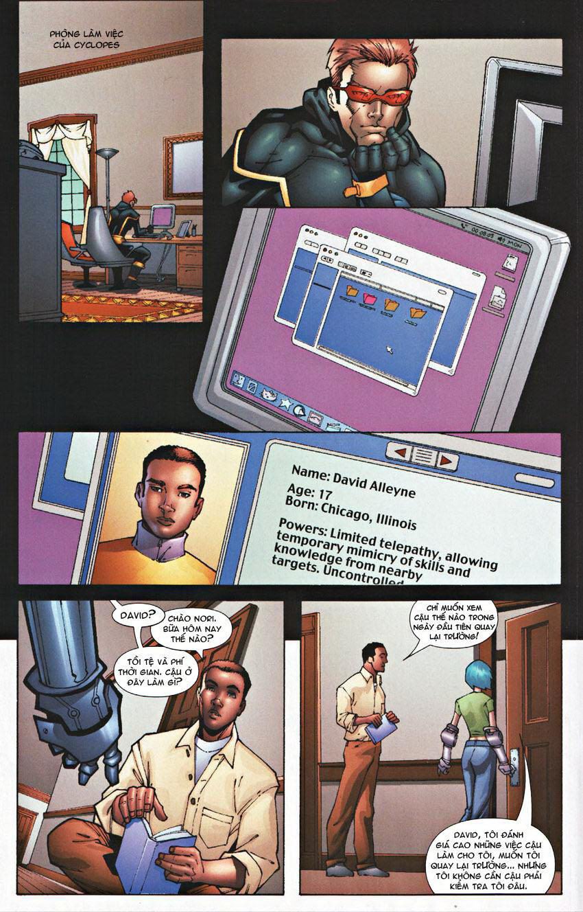 New X-Men v2 - Academy X new x-men #001 trang 10