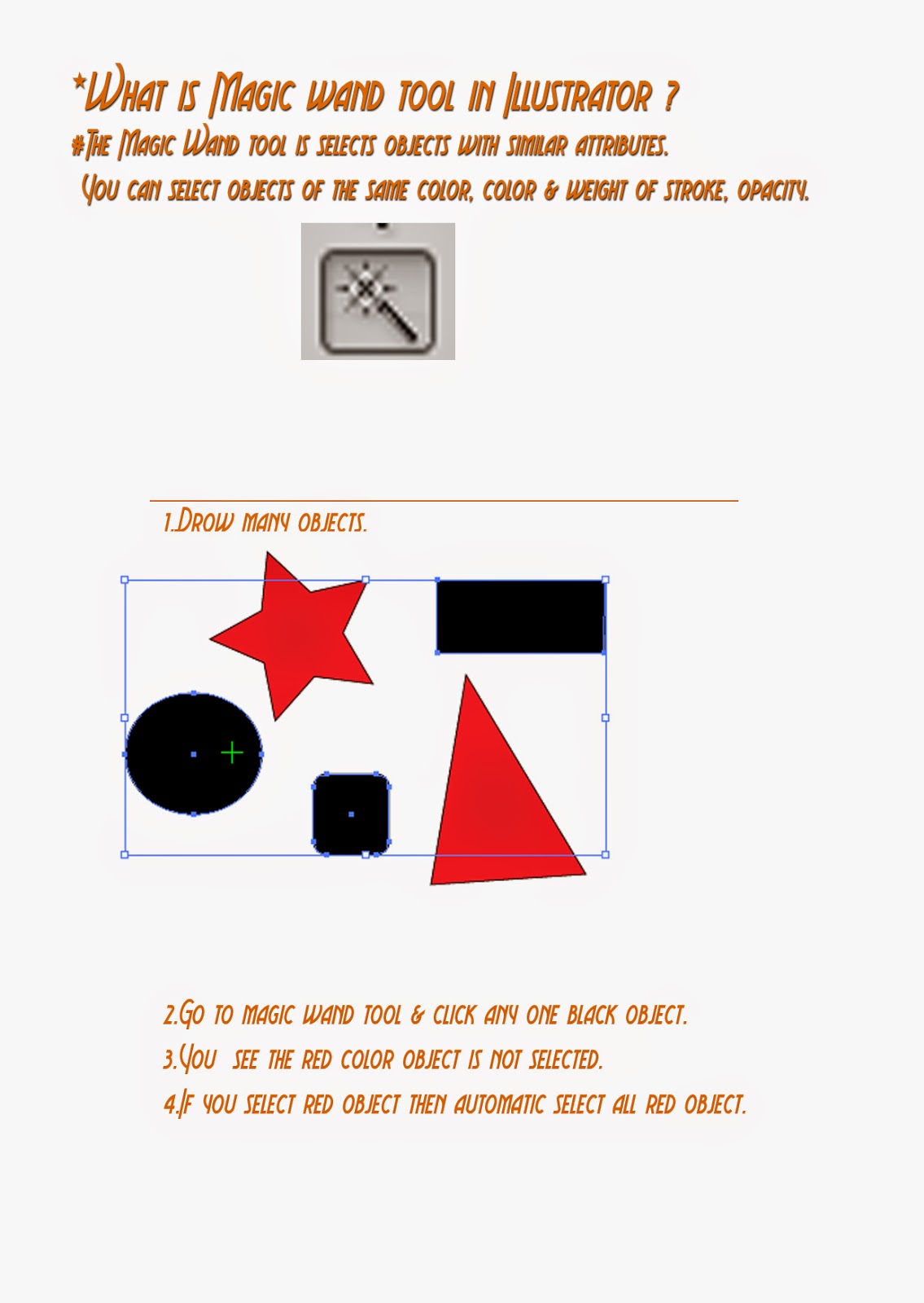 Magic Wand Tool Illustrator