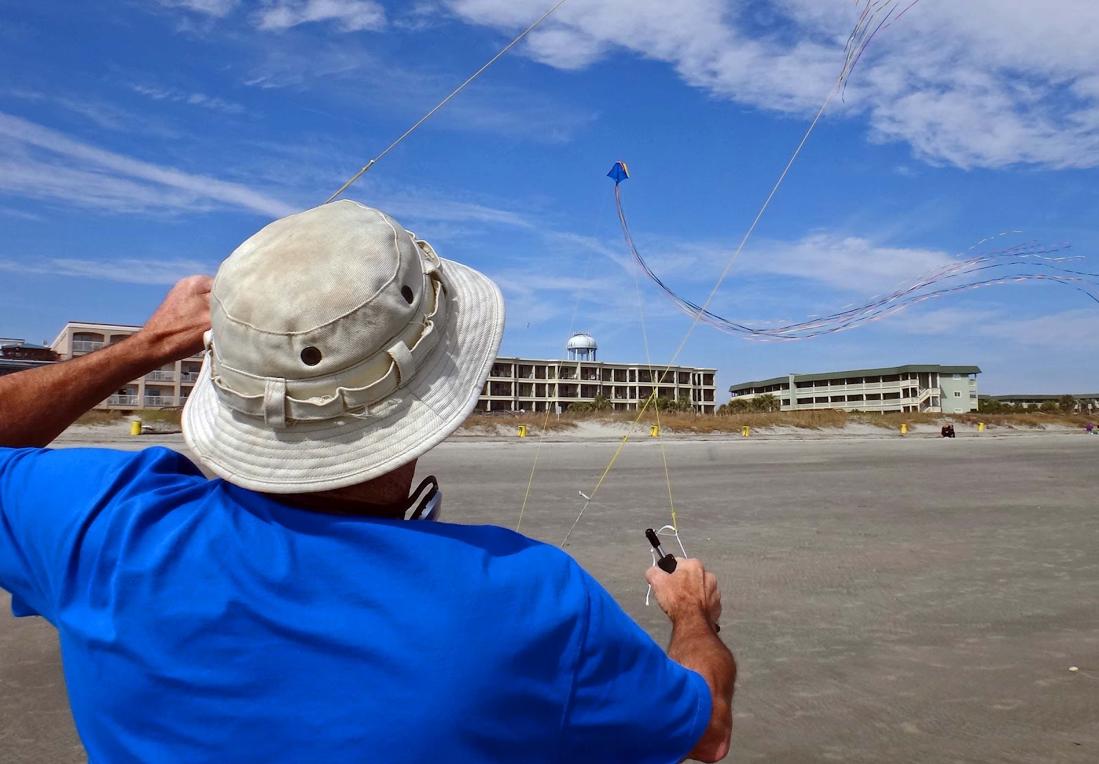 Joe's Retirement Blog Twelve Stack Diamond Stunt Kites, Isle of Palms