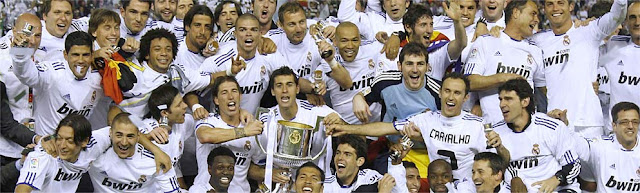 Real Madrid is the Champion of Spain Cup 2011