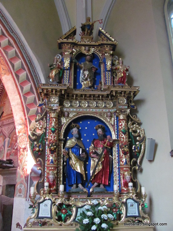 cerkev sv. Janeza Krstnika, Suha pri Škofji Loki Slovenija, Gorenjska