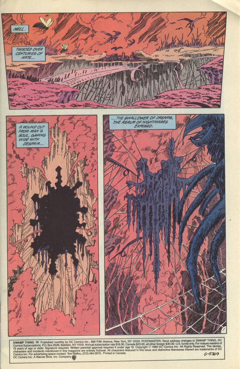 Read online Swamp Thing (1982) comic -  Issue #96 - 2