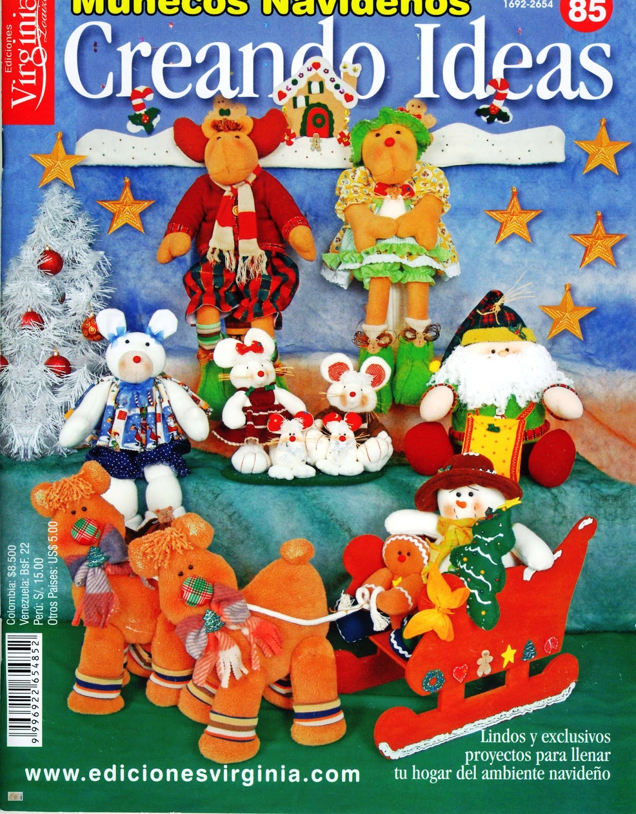 muñecos soft de navidad