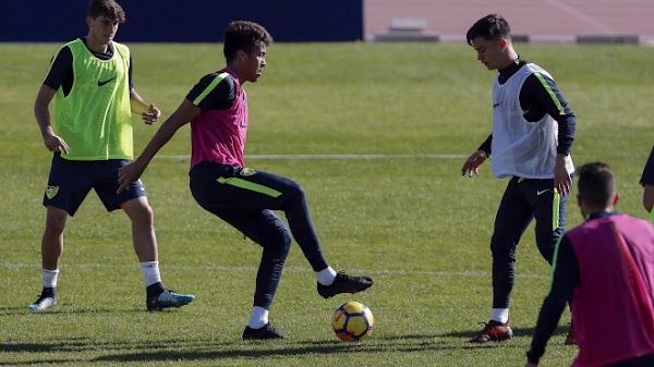 Málaga, se incorporan al entrenamiento Peñaranda y Juanpi