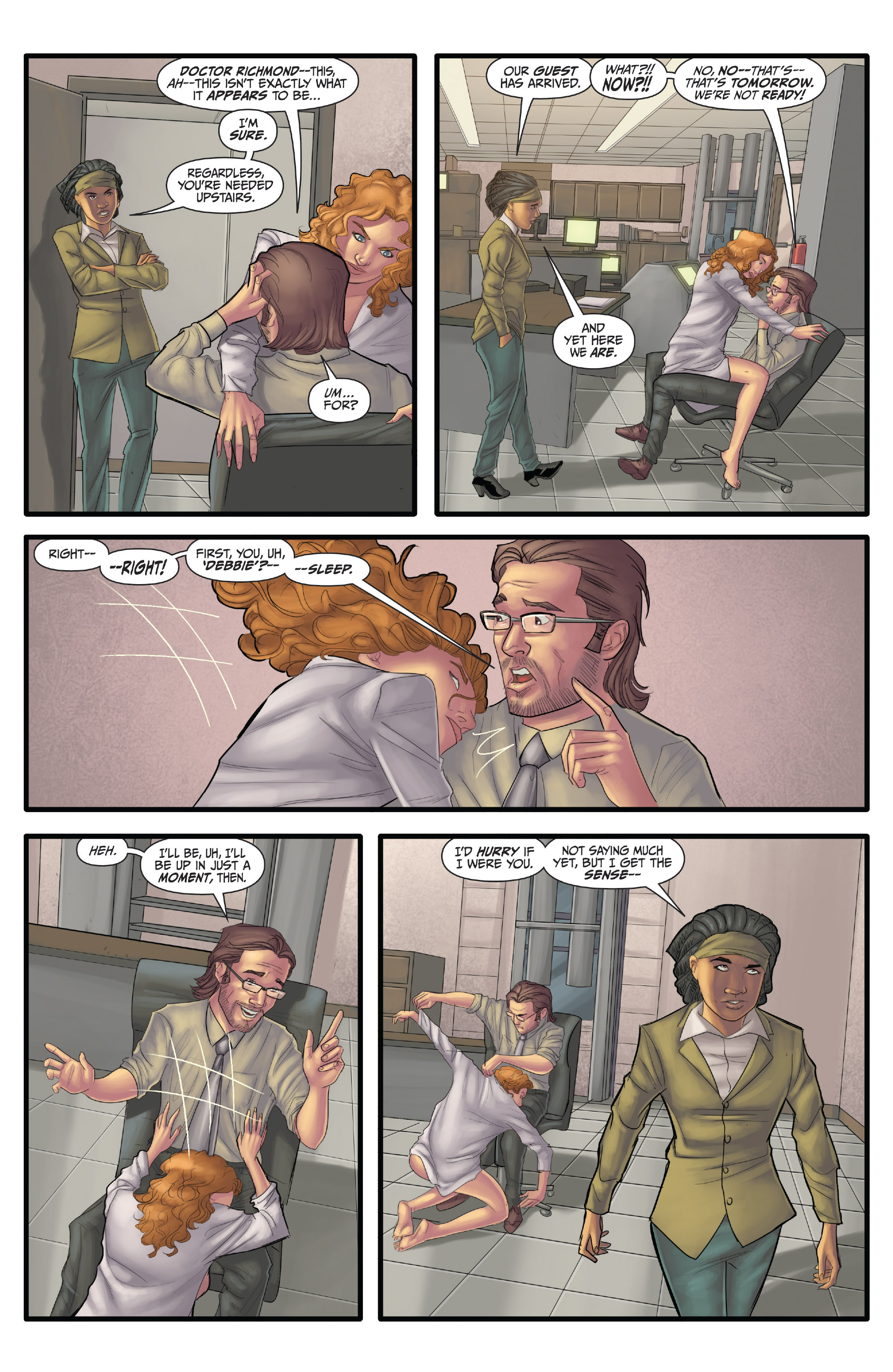 Read online Morning Glories comic -  Issue #36 - 4